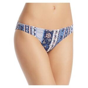 MINKPINK Women's Multi Color Floral Basic Swimwear Bottom L